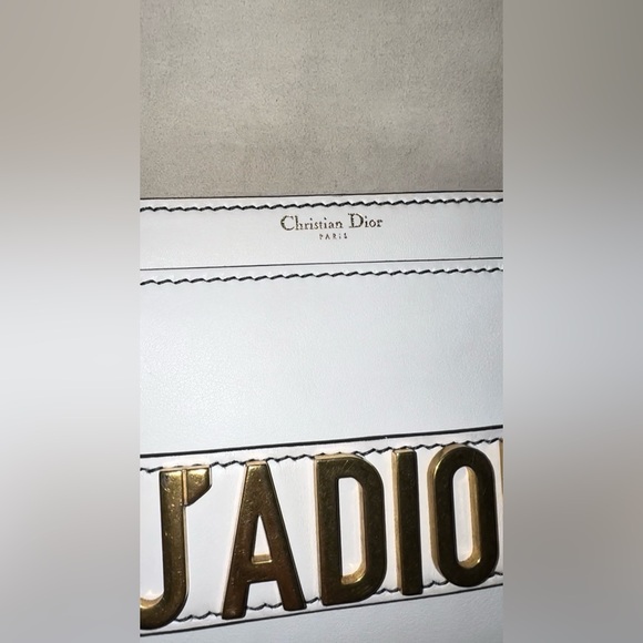 EUC Christian Dior J’Adiore Calf Leather And Gold Chain Flap Shoulder Bag W/ COA - Picture 8 of 17